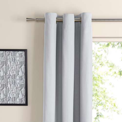 Zen Ecru Plain Eyelet Curtains